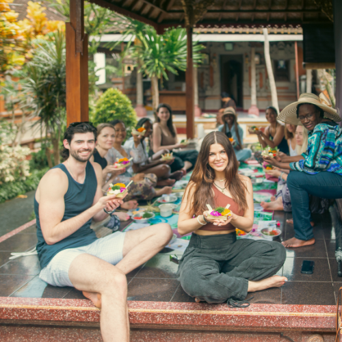 Teilnehmer Yoga Retreat auf Bali - fülle dein Herz mit Glück und Freude